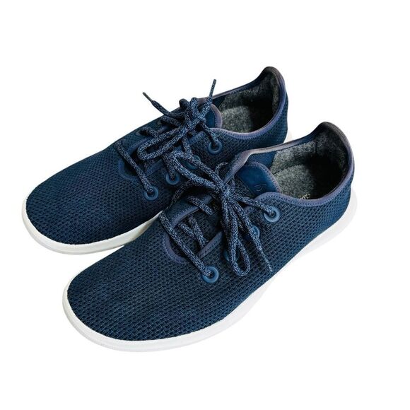Allbirds Tree Runners Pure Azure Blizzard Blue Sneakers Men's size 9 - Picture 2 of 6